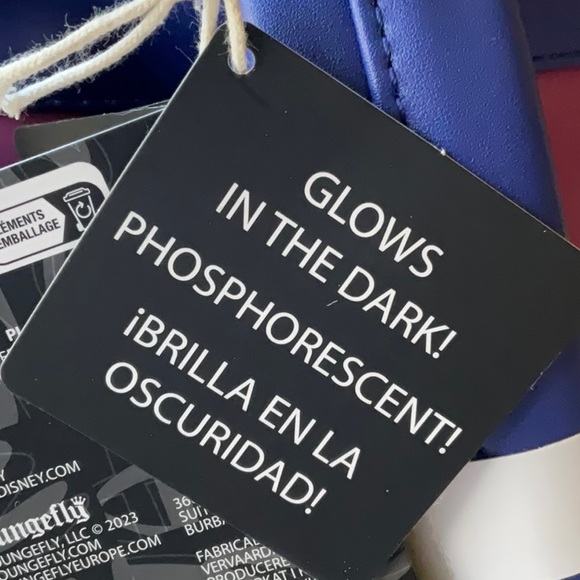 🎤🪩 LOUNGEFLY POWERLINE EYE TO EYE GLOW MINI BACKPACK AND FUNKO POP BUNDLE 🎤🪩 - Picture 15 of 16